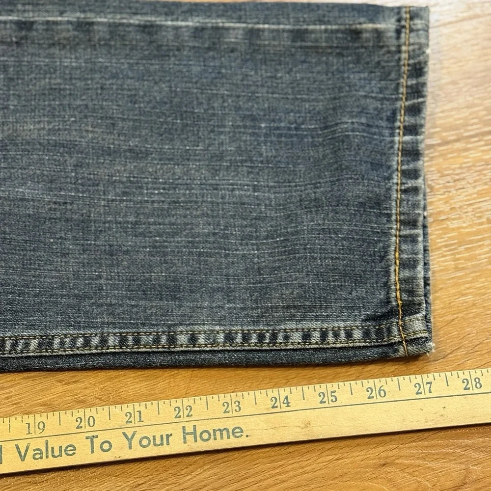 Levi's 505 Straight Fit‎ Jeans Mens 34x29 Blue Cotton  Medium Wash Fits 32 X 27